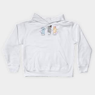 Dancing Mice - When the Cat's Away the Mice Will Play Kids Hoodie